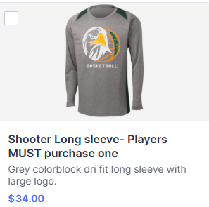Girls Basketball Shooting Shirt