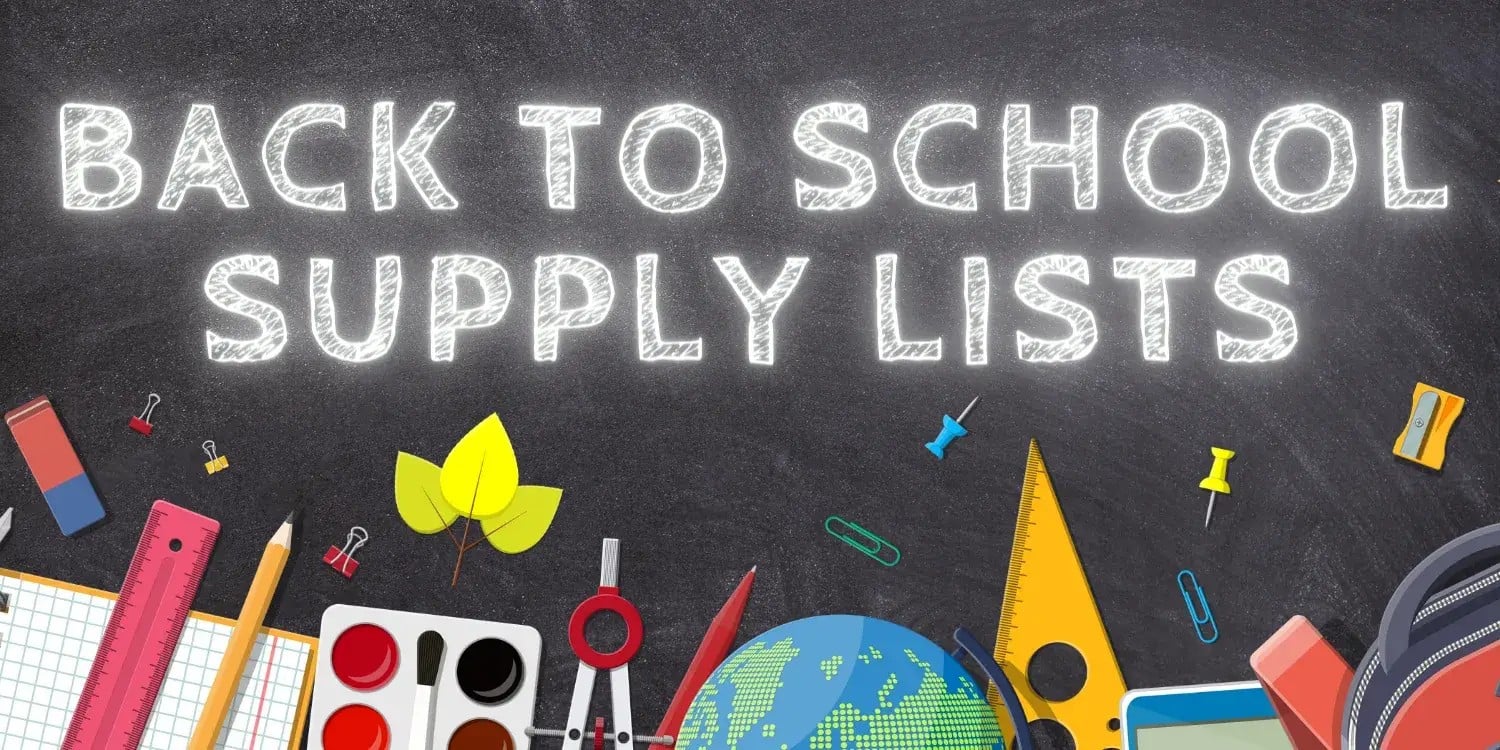 2026-27 Back to school Supply List